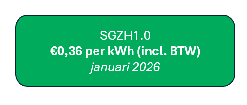 SGZH1.0 tarief